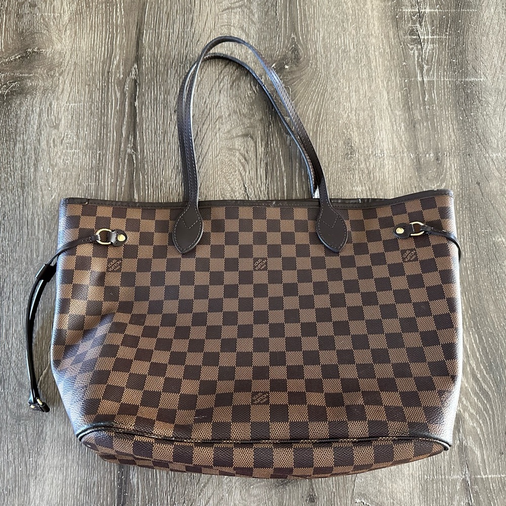 Louis Vuitton Brown Checkered Tote